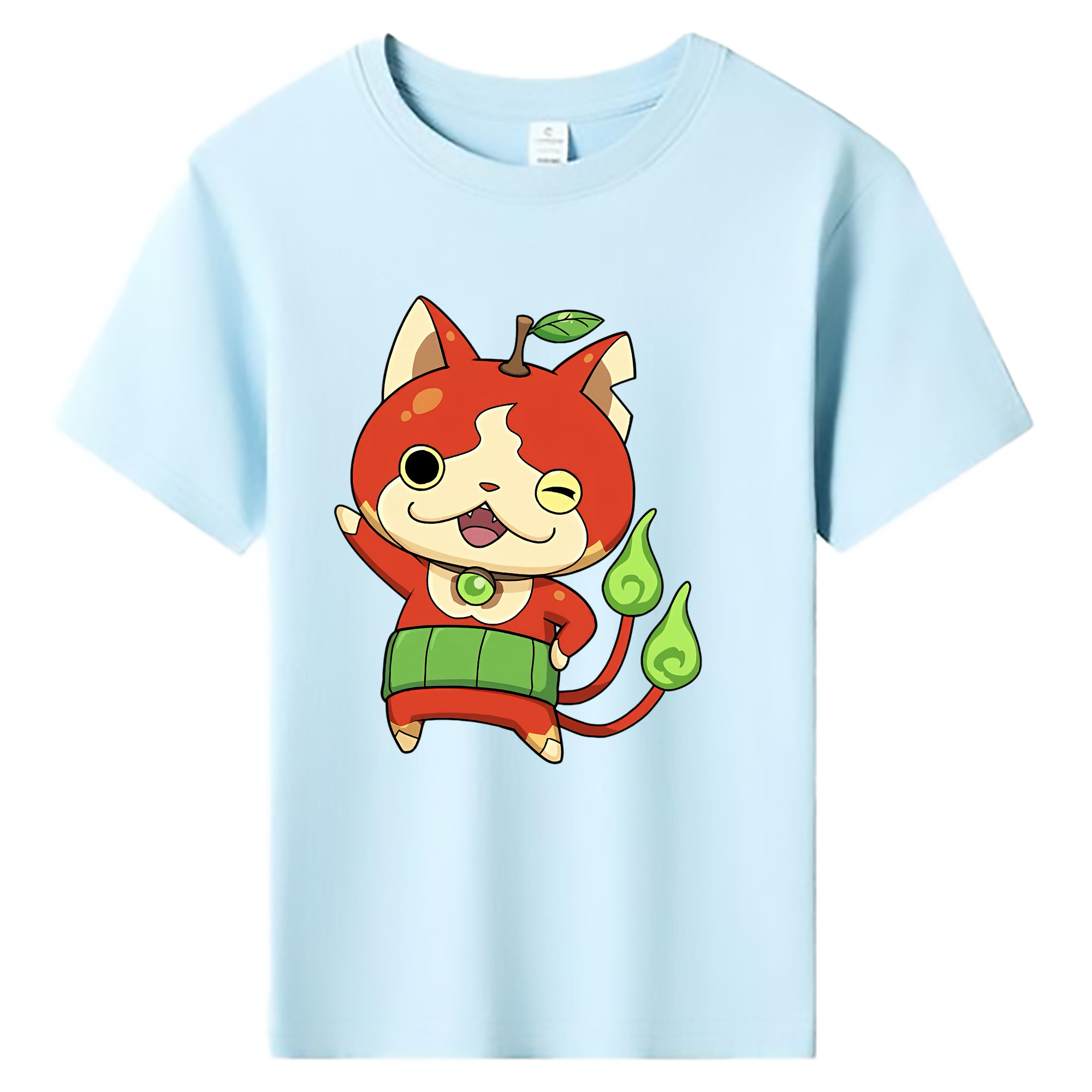 （画像用） 妖怪ウォッチ Yo-kai Watch 綿100％キッズTシャツ（フロントプリント）